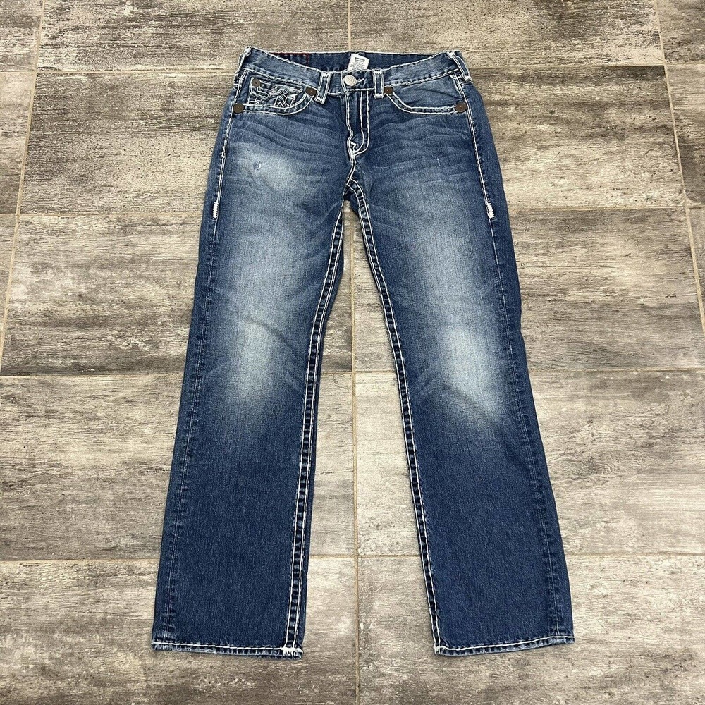 Vintage True Religion Men’s Ricky Super T Jeans 100% Cotton USA Size 34X33